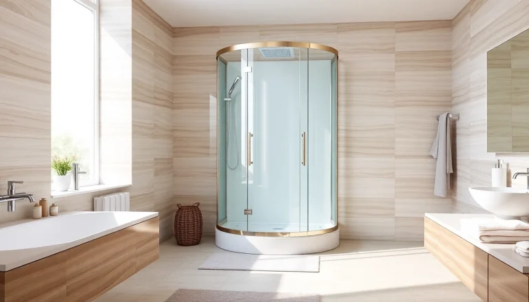 Verleihen Sie Ihrem Badezimmer mit der sonni Duschkabine 100x100 modernen Glanz.