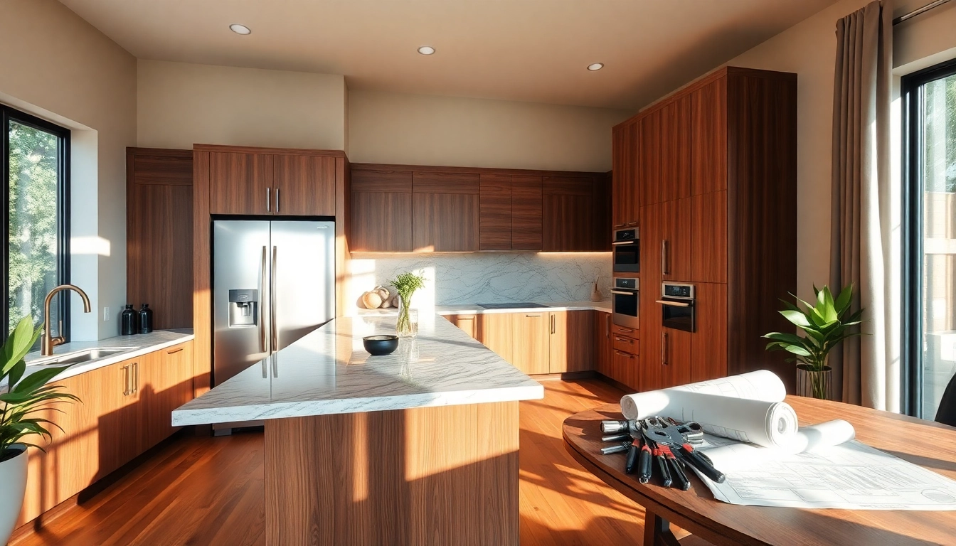 Showcase of a high-end remodeling contractor Austin's kitchen renovation project.