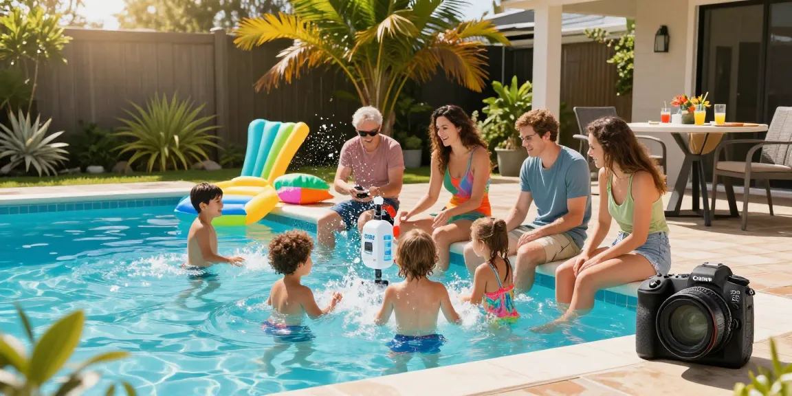 Best Pool Chlorinators in Australia ensuring a clean pool during family fun time.