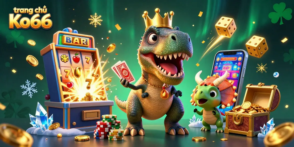 Experience exciting gameplay at trang chủ Ko66 with its vibrant characters and casino-themed elements.